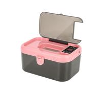 Travel Baby Wipe Warmer - USB Heated Wipe Dispenser | Built-in Led Light, Outdoor Changing & Camping Trips, Portable Baby Supply for On-The-Go Parents 7.87x5.51x3.94 Inches