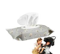 Travel Baby Wipes Case | Wipes Boxes - Portable Refillable Reusable Airtight Storage Container for Boy Girl Stroller Bathroom Travel