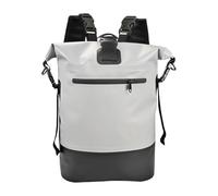 Travel Backpack - 25L Waterproof Duffel Bag Wheeled Closure Heavy Duty Compact Construction Heavy Duty Outdoor Necessities for Men Camping Hiking Trekking Beach Gym al, grey, Se référer au descriptif