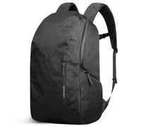 Travel Backpack for Men Women 30L Lightweight Waterproof Rucksack with Sailcloth-Inspired Laptop Backpack Fits 17.3 Inch, TSA Friendly Carry On Bag for Cycling Hiking Camping Business-Black