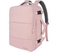 Travel Backpack for Women, Carry On Backpack with USB Charging Port & Shoe Pouch, TSA 15.6inch Laptop Backpack Flight Approved, College Nurse Bag Casual Daypack for Weekender Business Hiking,Pink