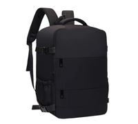 Travel Backpack for Women Large Capacity Waterproof Expandable, black, See description, See description