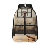 Travel Backpack for Women Men 17inch Waterproof Carry On Backpack Amazing Basketball Court Laptop Backpacks