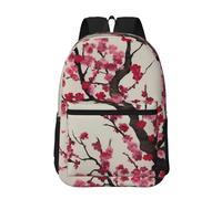 Travel Backpack for Women Men 17inch Waterproof Carry On Backpack Blooming Cherry Tree Laptop Backpacks