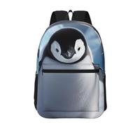 Travel Backpack for Women Men 17inch Waterproof Carry On Backpack Cute Penguins Baby Taking Laptop Backpacks