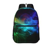 Travel Backpack for Women Men 17inch Waterproof Carry On Backpack Rainbow smoke Laptop Backpacks