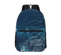 Travel Backpack for Women Men 17inch Waterproof Carry On Backpack Sea seen from the top Laptop Backpacks