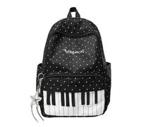 Travel Backpack | Piano Print Large Capacity Bookbag - Business Suitcase Bag - for Students College Laptop Daily Airplane Hiking