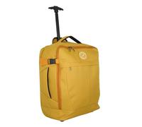 Travel Bag | Cabin Bag Easyjet 45x36x20 | Ryanair Lightweight Suitcase | Approved Holiday Under Seat Bag Hand Luggage | Small Carry on Luggage for Men and Women | Weekend Bag (Mustard Yellow Design 5)