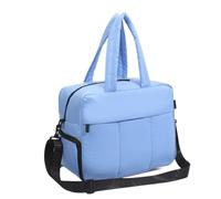 Travel Bag Down Duffel Bag Large Capacity Women Shoulder Bags Multifunctional Large Capacity Dry Wet Separation Hand Bag Travel Bags Female(Royal Blue)