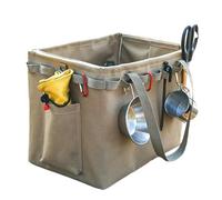 Travel Bag for Camping, Camping Bags for Organising, Carrier Bag for Travel, Multifunctional Portable Storage Bag, Large Capacity for Closet, Camping, Travel, Moving House, khaki, see description, See