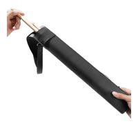 Travel Bag for Drumsticks Storage - PU Leather Percussion Drumstick Case, Adjustable Shoulder Strap, External Accessory Pocket | Performance of a Concert 'Orchestra Marciante de