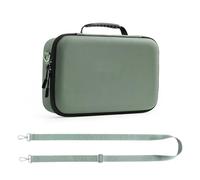 Travel bag for gear: Spacious design carrying case for full protection holds remote cable and charging adapter, green