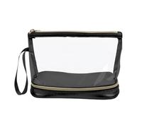 Travel Bag for Makeup Brushes - Portable Makeup Tool Organizer Double-Layer Pouch | Cosmetics Organization Supplies for Home, Business Trips, Travel, Stage Performance