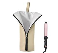 Travel Bag for Straightener, Thermal Cover for Straightener | Dustproof Curling Iron Storage Bag for Makeup Station, Bathroom, Dressing Table, Home