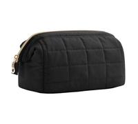 Travel Bag, Quilted Cosmetic Pouch, Toiletry Organizer, Sturdy Enhances Organization Easy to Use Versatile for Women and Girls, 9.06x5.91x4.53 Inches, Down Silk Cotton