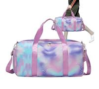 Travel Bag - Suit Bags Garment Bag for Men Women Clothing Bag with Shoes Compartments Large Leather Duffel with Shoe Compartment Waterproof Leather Weekend Bag Betting, Purple, see description