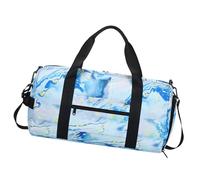 Travel Bag - Suit Bags Garment Bag for Men Women Clothing Bag with Shoes Compartments Large Leather Duffel with Shoe Compartment Waterproof Leather Weekend Bag Betting, Yellow blue, see