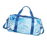 Travel Bag - Suit Bags Garment Bag for Men Women Clothing Bag with Shoes Compartments Large Leather Duffel with Shoe Compartment Waterproof Leather Weekend Bag Betting, Blue, see description, See