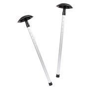 Travel Bag Support System Support Rod, Anti Impact Support Cover and Aluminum Alloy Rod Support Stick Golf Club Protector Golf Bag Stand for Airline Travel (Silver)