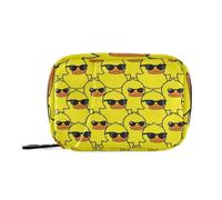 Travel Bag Travel Pill case for Purse Yellow Rubber Duck Sunglasses