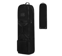 Travel Bag: Waterproof Organizer, Folding Door, Durable Wheeled Storage Bag | Lightweight Wheeled Beach Airplane Carry Bag for Men and Women, Black, riferimento alla descrizione, Please