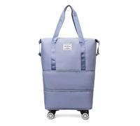 Travel Bag with Wheels,2025 New Large Capacity Travel Bag-Universal Wheel Removable,Foldable Dry Wet Separated Tote Bags with 360 Degrees Silent Universal Wheels