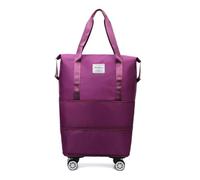Travel Bag with Wheels,2025 New Large Capacity Travel Bag-Universal Wheel Removable,Foldable Dry Wet Separated Tote Bags with 360 Degrees Silent Universal Wheels