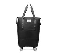 Travel Bag with Wheels,2025 New Large Capacity Travel Bag-Universal Wheel Removable,Foldable Dry Wet Separated Tote Bags with 360 Degrees Silent Universal Wheels