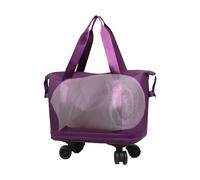 Travel Bag With Wheels - Duffel Travel Bag With Wheels, Luggage | Carry On Rolling | Foldable Large | For Flight Weekend Business Trip Gym Sports College Dorm Move School Storage Organization Gift Set