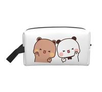 Travel Bags Bubu Panda and Brownie Bear Couple Makeup Bag Women Travel Cosmetic Organizer Kawaii Storage Toiletry Bags Gifts