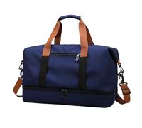 Travel Bags For Women Large Capacity Men's Sports Bag Waterproof Weekend Voyage Female Messenger Bag Dry And Wet For Travel(Dark Blue)