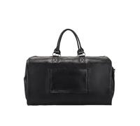 Travel Bags for Women Leather Pattern Foldable and Expandable Multifunctional Travel Bag(Black)