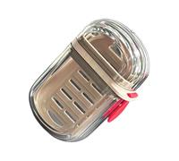 Travel Bar Soap Container Portable Leakproof Double-Layer Shatterproof