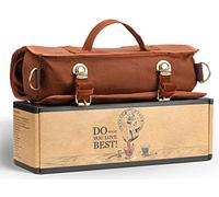 Travel Bartender Bag (Without Tools) | Best Bar Kit Bag for Carrying Your Bar Tools with Style | Professional Bartender Roll with Shoulder Strap for Perfect Storage | Mix Awesome Cocktails Anywhere