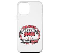 Travel Baseball Dad Always Away Funny Team Parent Case for iPhone 12 mini