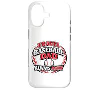 Travel Baseball Dad Always Away Funny Team Parent Case for iPhone 17