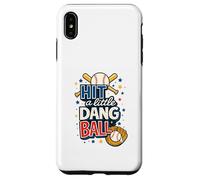 Travel Baseball Team Hit the Dang Ball Funny Motivation Case for iPhone XS Max