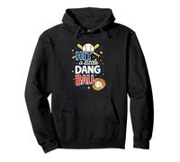 Travel Baseball Team Hit the Dang Ball Funny Motivation Pullover Hoodie