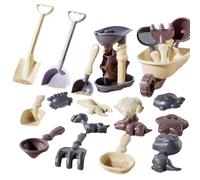 Travel Beach Toys - 20x Sand Castle Kit, Cute Sand Molds, Portable Children Playset | Outdoor Summer Travel Games Hot Weather Activities For Kids Gathering Beach Pool Backyard