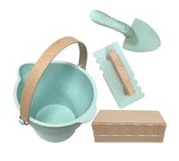 Travel Beach Toys,Sand Box Castle Play Beach Set | Shovels Sand Toy Set with Mesh Bag Castle Buckets Sandbox Tool Kit for Camping & Travel