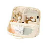 Travel Beauty Case - Large Makeup Bag, Waterproof Cosmetic Bag, Portable Organizer | Toiletry Bag for Women Girls Hotel Business Travel Gym, beige, Please refer to the description, Please refer to