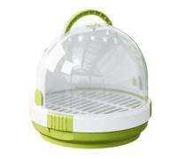 Travel Bird Cage for Small Birds - Breathable Pet Birds Bag | Lightweight Bird Carrier | Multifunctional Clear Parrot Travels Cage with Locking Latch, Small Animal Carriers for Hiking Park Vet