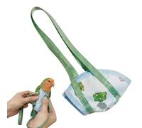 Travel Bird Cage for Wedge Tail Parakeets - Escape Proof Vest with Handle Parrot Harness - for Budgies, Finches, Lovebirds, for Walks in the Park, Garden, Indoor & Outdoor