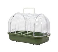Travel Bird Cage - Transparent Parakeet Carrier, Lightweight Design, Comfortable Handle, Secure Locking | Bird Travel Cage Conure Cockatiel Canary Lovebird Finch Indoor Balcony Living Room Park