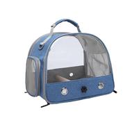 Travel Bird Carrier - 30x24x26cm Parrot Travel Cage, Large Comfortable Bird Backpack | Foldable Bird Travel Carrier with Perch, Breathable Parrot hand bag for Budgie Cockatiel Parakeets and Small Pets
