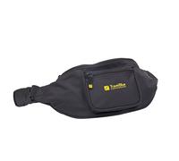 Travel Blue De-Luxe Waist Bag- Spacious Bum Bag & Running Phone Holder with 3 Zipped Compartments, Adjustable Buckle - Fits 125cm Waist - Durable Nylon for Essentials
