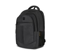 Travel Blue Isola Laptop Backpack 28 L, Large Business Backpack with Padded Laptop Compartment, Notebook Backpack with USB Charging Port, Organiser Compartments and Bottle Compartments, 100% Polyester