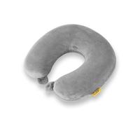 Travel Blue Memory Foam Travel Pillow - Super Soft Velveteen Neck Pillow with Removable Cover & Washable, Ideal for Relaxing Comfort on Long Journeys, 94% Polyester, 6% Spandex (Blue)