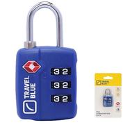 Travel Blue Red TSA Luggage Lock (036-RD), Blue, Standard